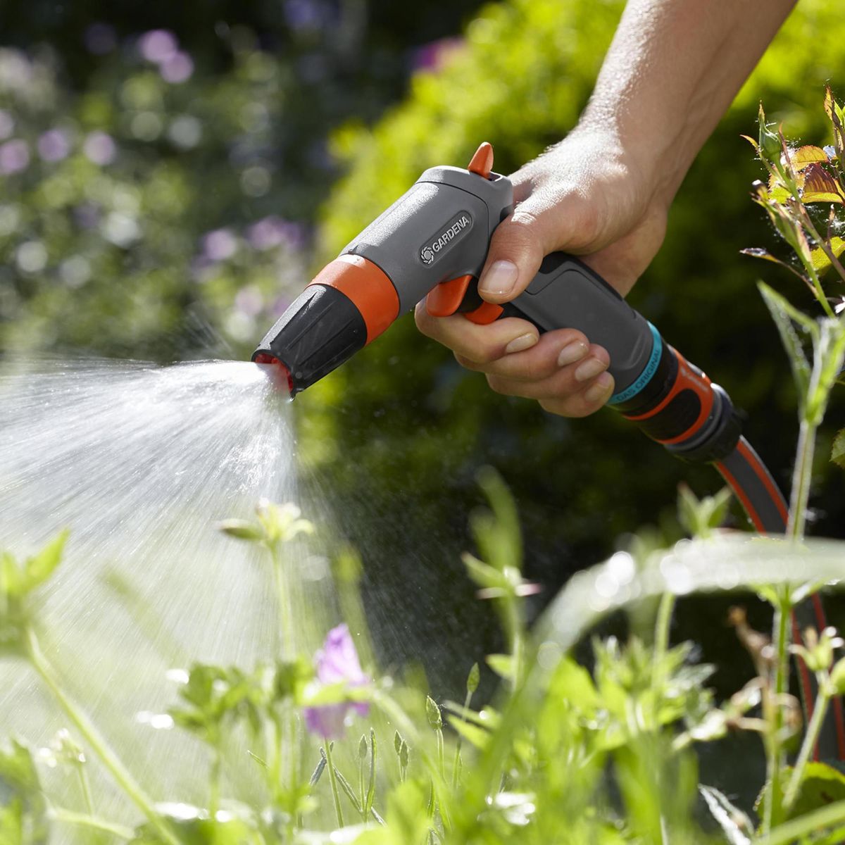 GARDENA - Pistola de riego ajustable de plástico