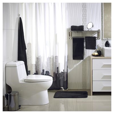 Imagen 2 del producto Cortina de baño Metropolitan poliéster 180x178 cm