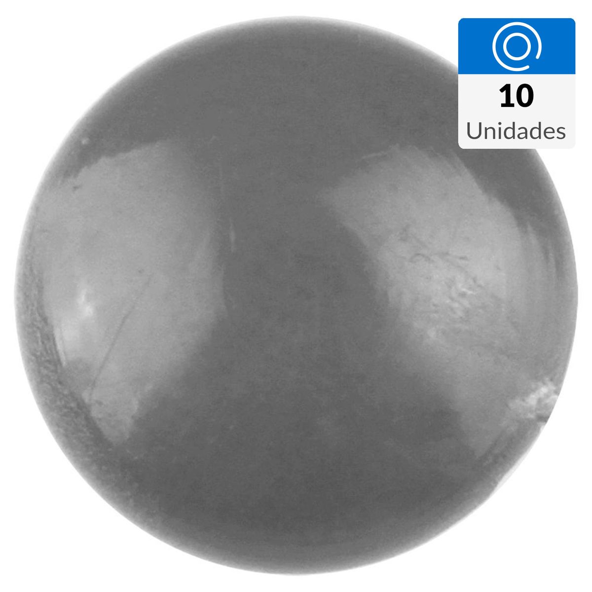 RH - Tapa soberbio grande para tornillo 10 unidades gris