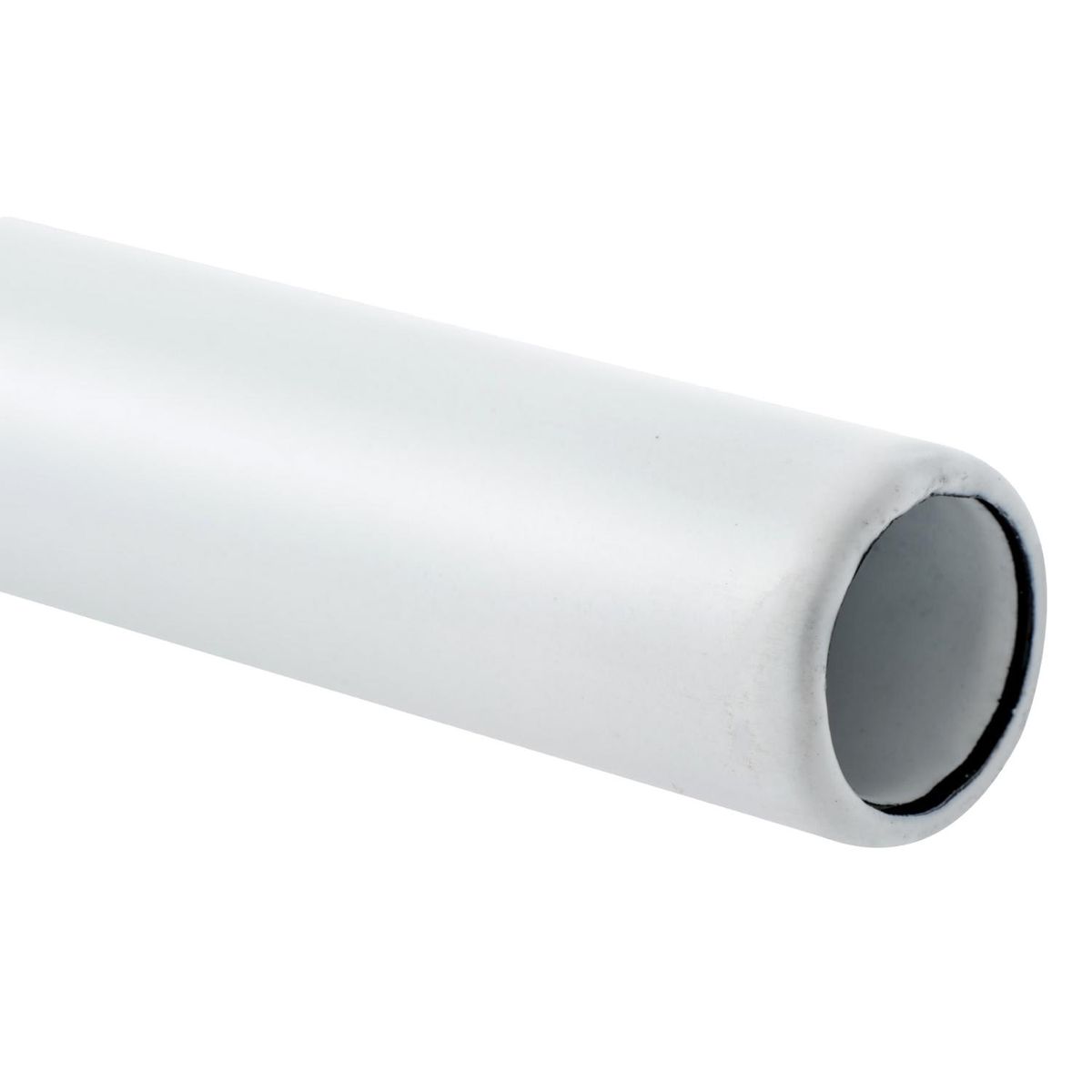 INDEGAL - Barra de cortina 1,5 m metal blanco