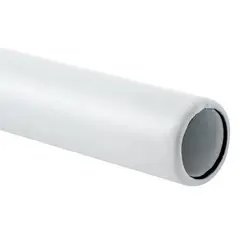 INDEGAL - Barra de cortina 1,5 m metal blanco
