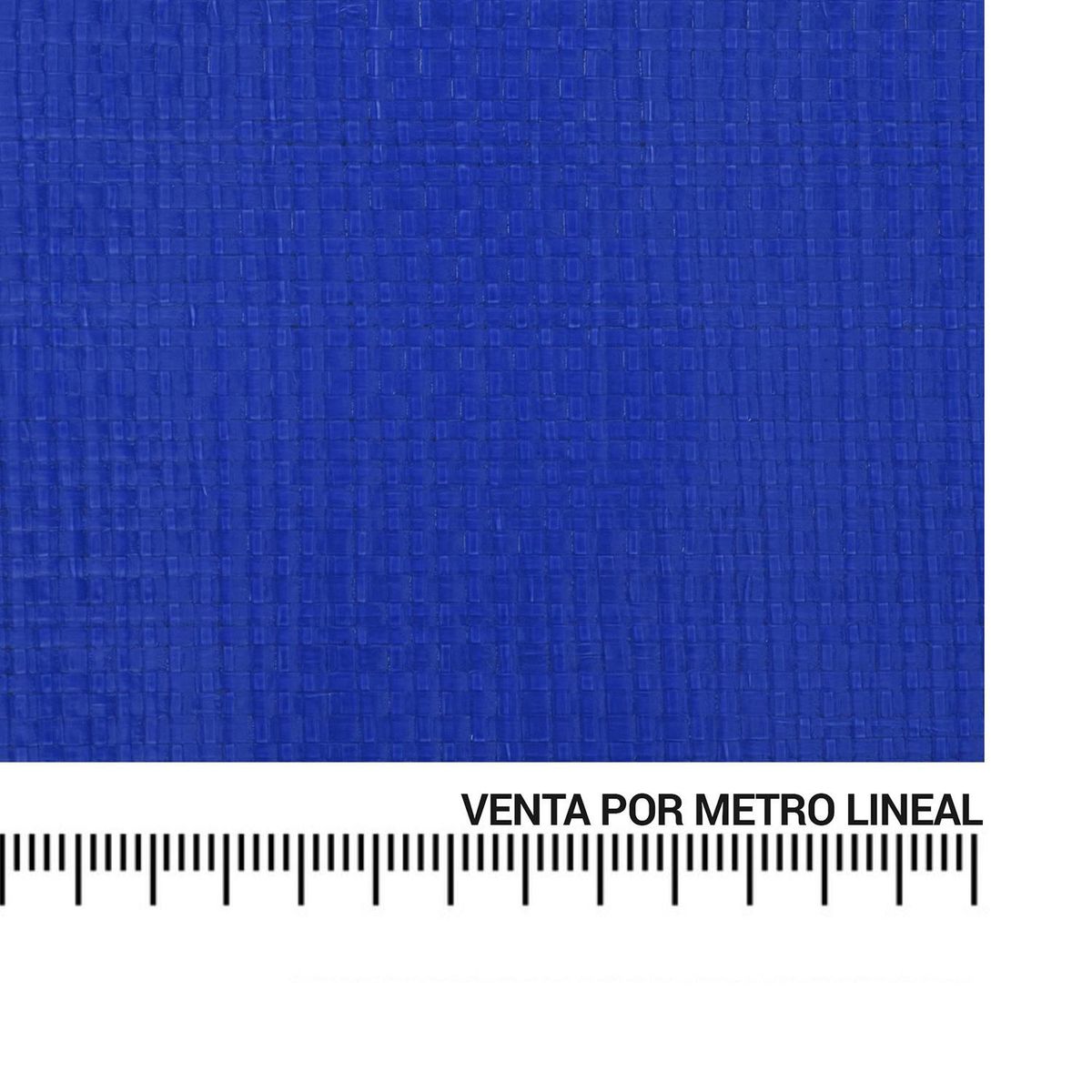 POLYTEX - Lona multiuso azul y plata sin ojetillo metro lineal