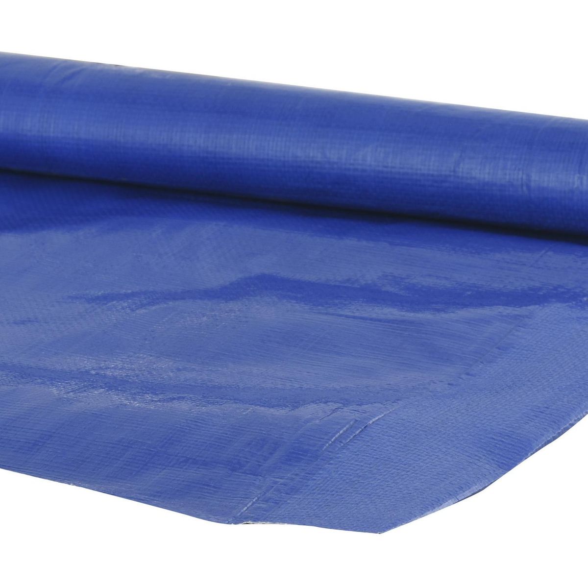 POLYTEX - Lona multiuso azul y plata sin ojetillo metro lineal