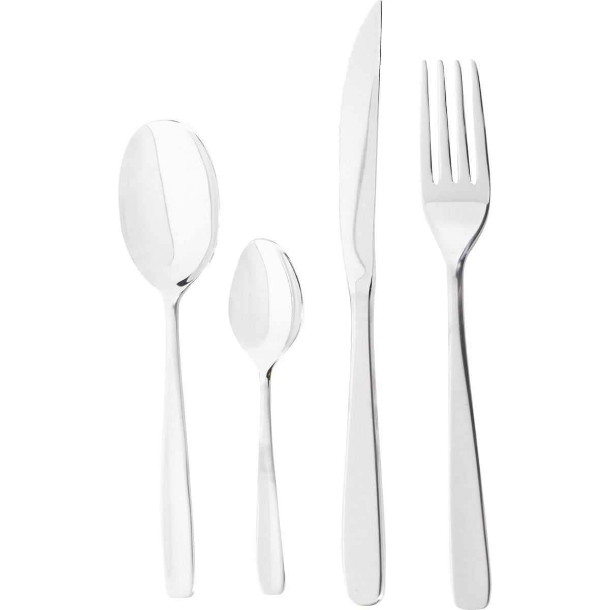 TRAMONTINA - Set 24 Cubiertos Acero Inoxidable para 6 personas