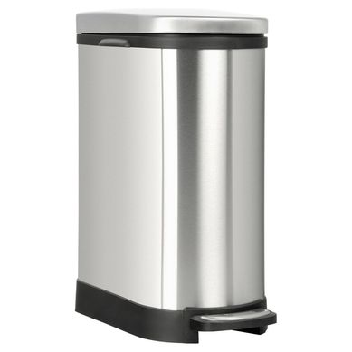 Papelero de Plstico 10 Lts Gris