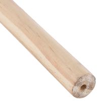 Barra cortina madera 19 mm 1,5 m café