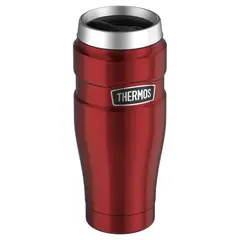 THERMOS - Mug Térmico 470 ml Acero Inoxidable Rojo/ Plateado