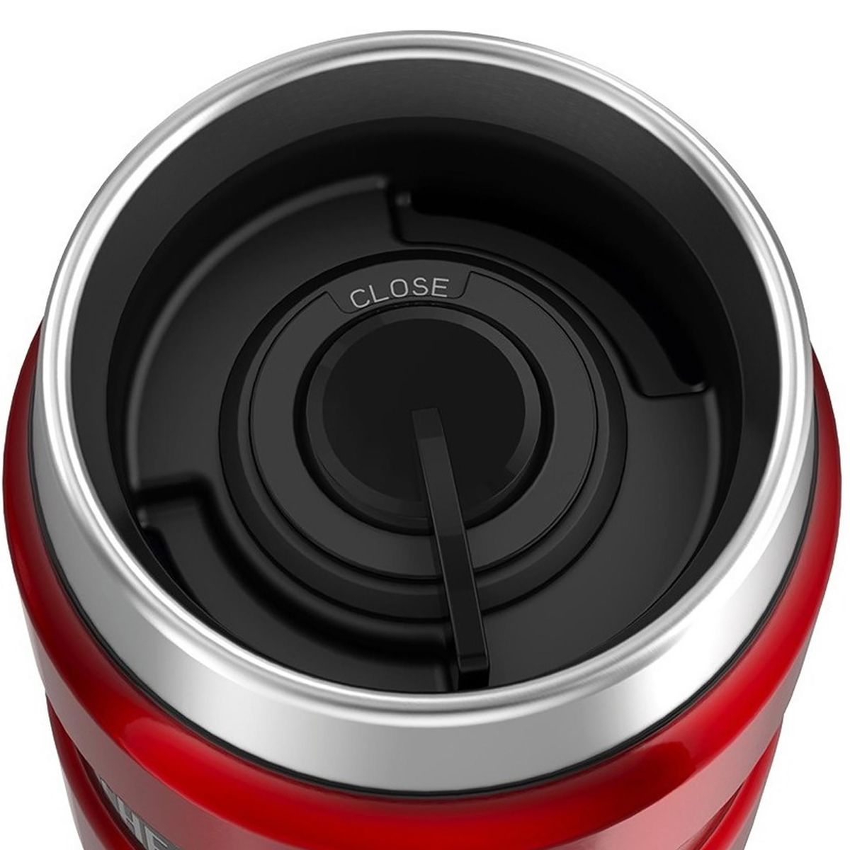 THERMOS - Mug Térmico 470 ml Rojo/ Plateado