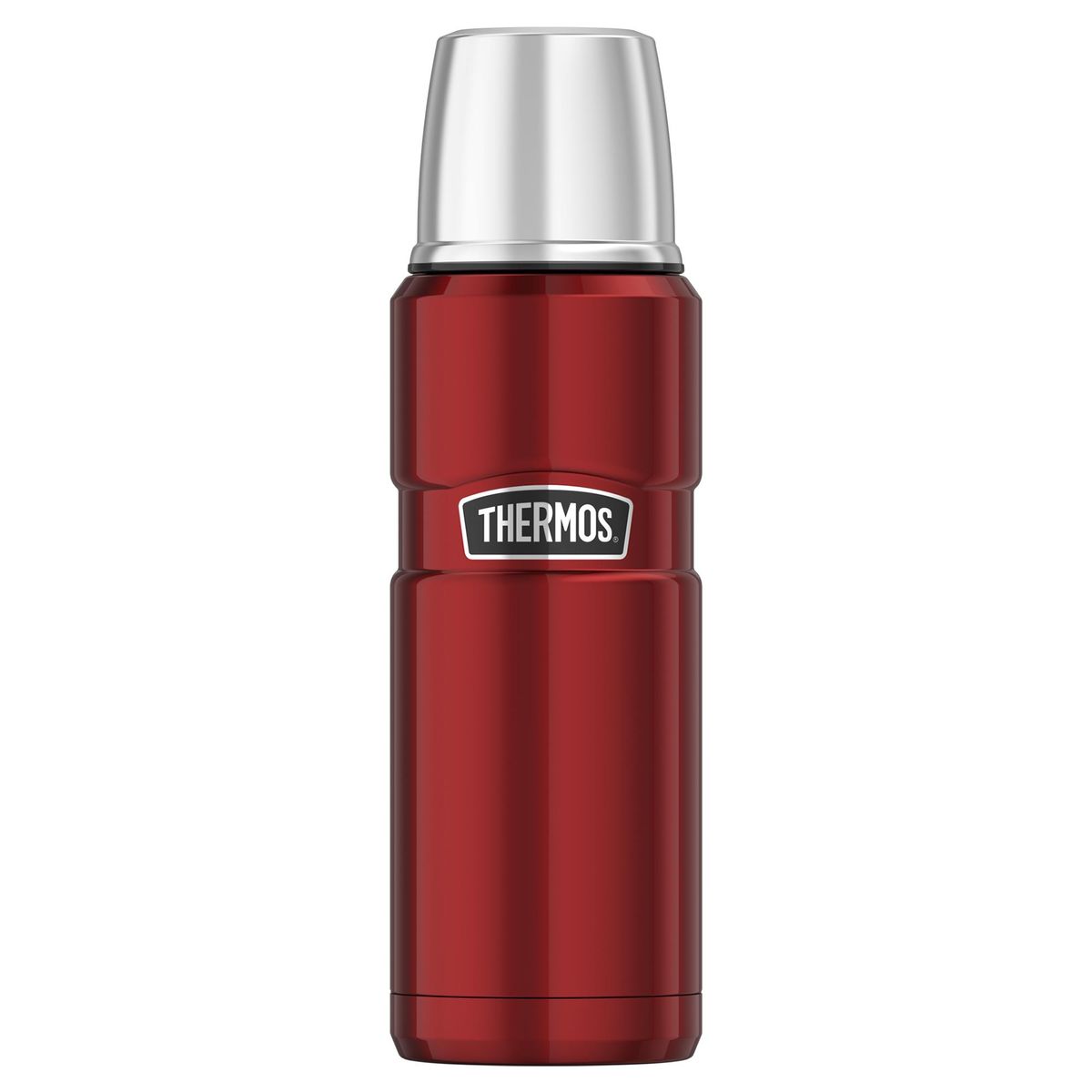 THERMOS - Termo para Agua 470 ml Rojo/ Plateado