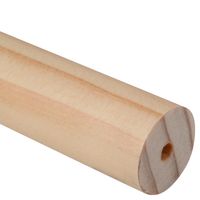 Barra cortina madera 19 mm 2m café