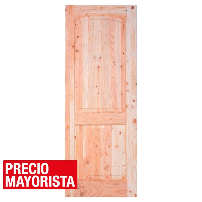 HOLZTEK - Puerta Pino Oregón 2 Paneles
