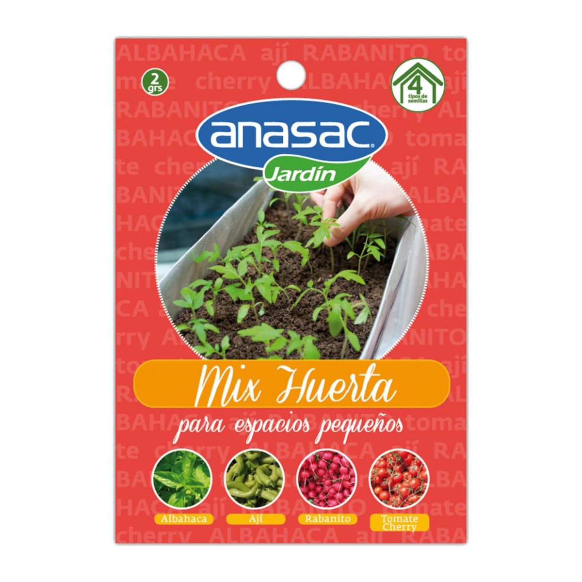 ANASAC - Mix Semillas Huerta 2 gr Sachet