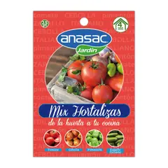 ANASAC - Mix Semillas de Hortalizas 2,5 gr sachet