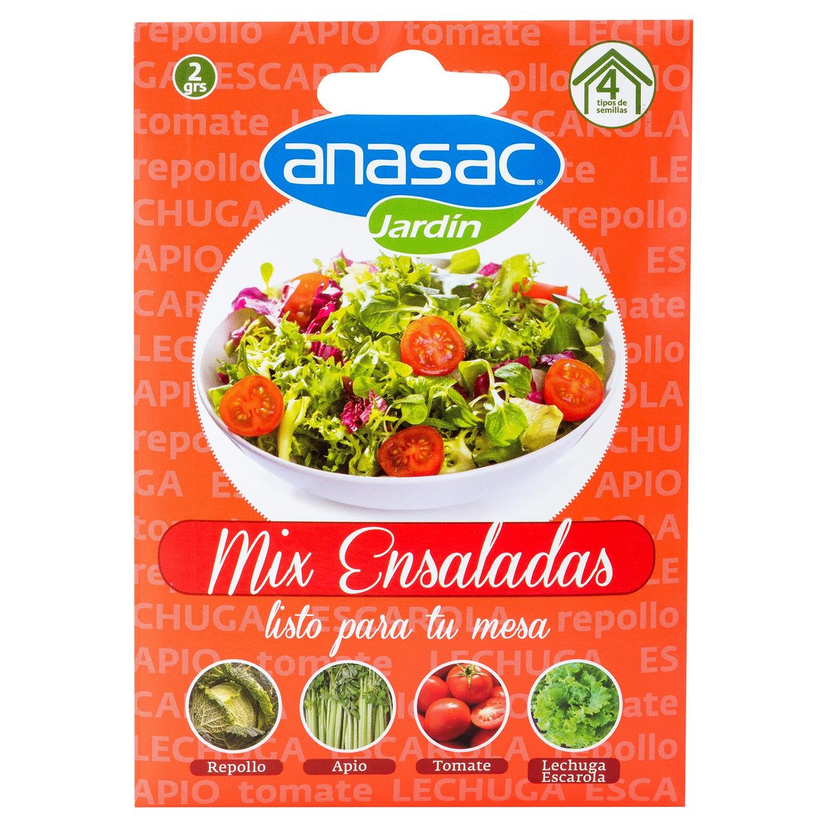 ANASAC - Mix Semillas de Ensaladas 2 gr Sachet