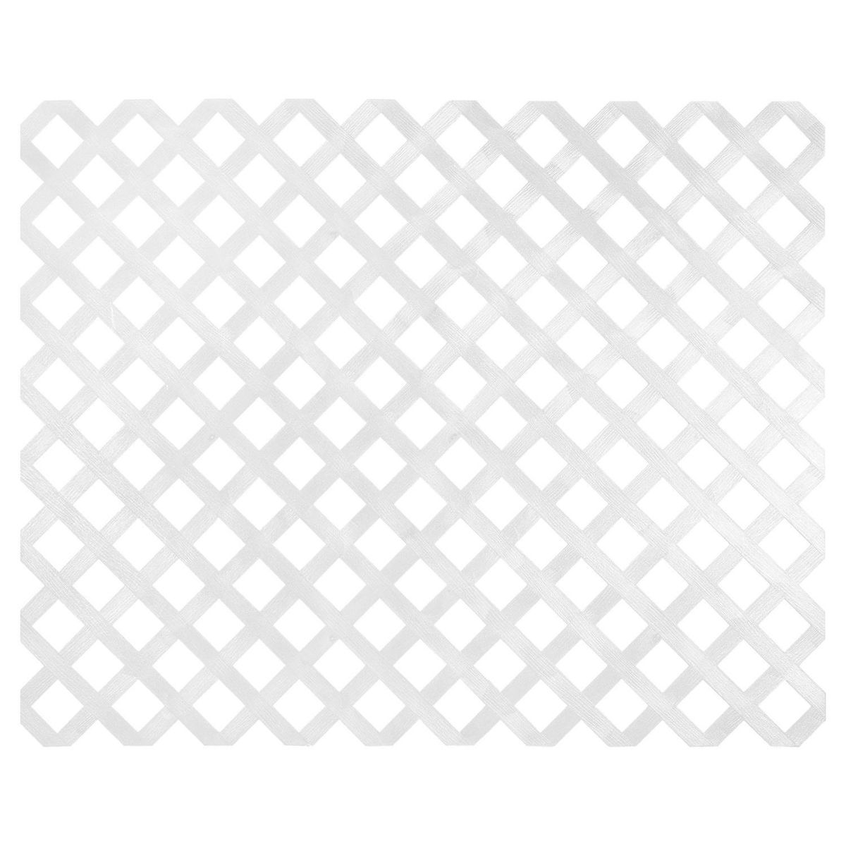 GENERICO - Enrejado PVC 122x244 cm Blanco