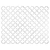 Enrejado PVC 122x244 cm Blanco