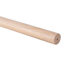 Barra cortina madera 28 mm 1,5 m café