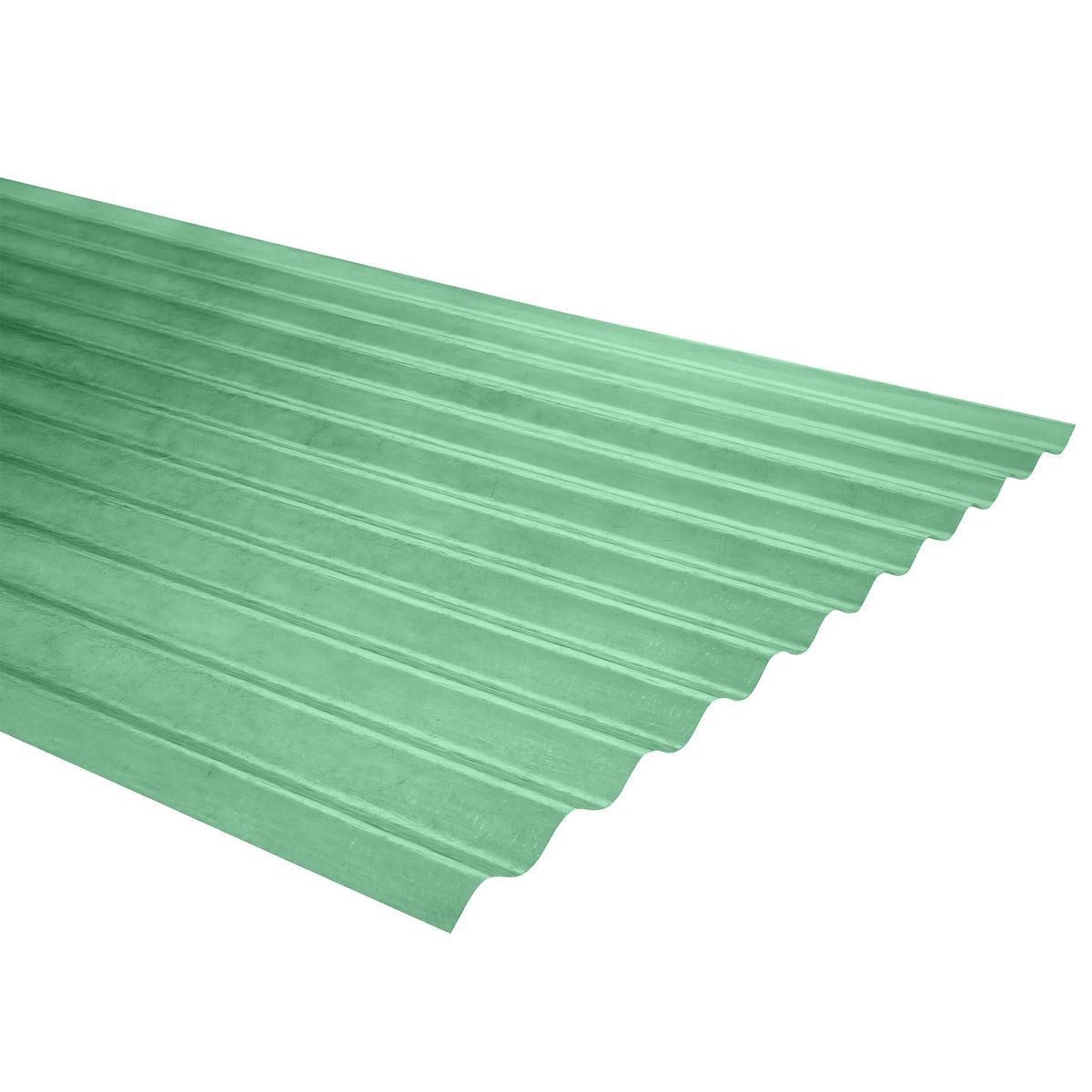 FEMOGLAS - Plancha Fibra de vidrio Ondulada 0.5 mm 85x300 cm Verde