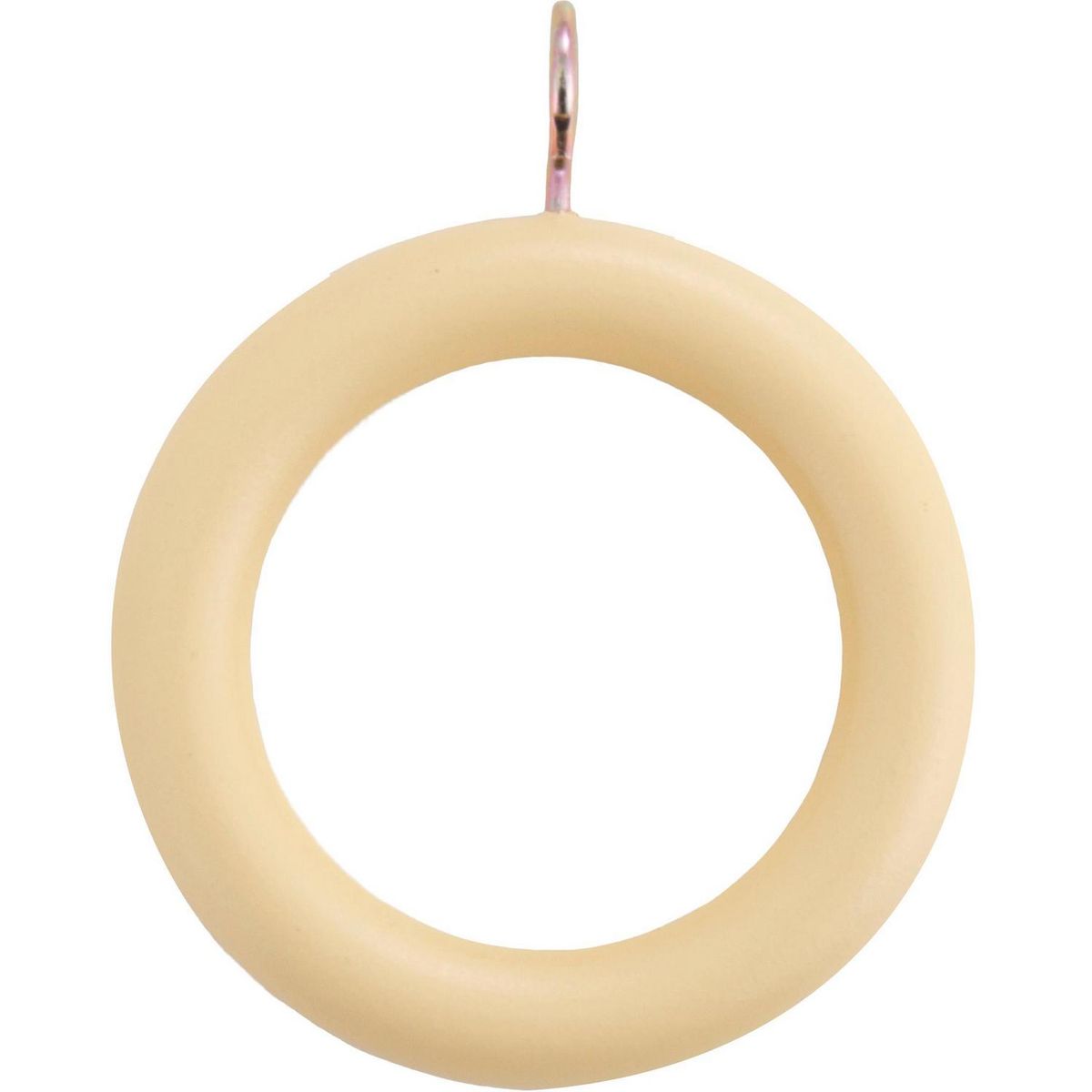 JUST HOME COLLECTION - Set de argollas para cortina 19 mm 10 unidades natural