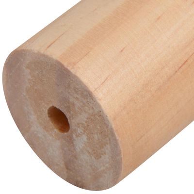 Imagen 2 del producto Barra cortina madera 28 mm 2 m café