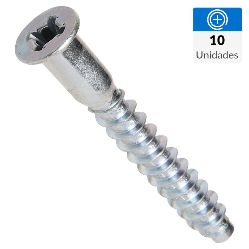 RH - Tornillo Soberbio Cabeza Phillips Madera 1/2 " 3/16 " 10 Unidades