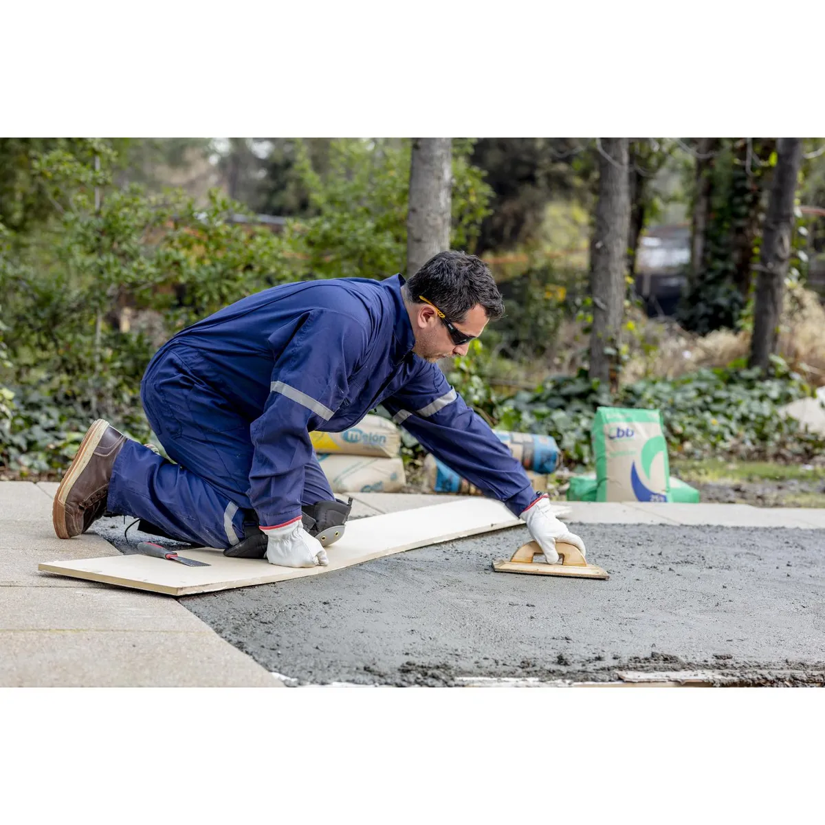 ALASKA - Overol PoliesteR con Cinta Azul