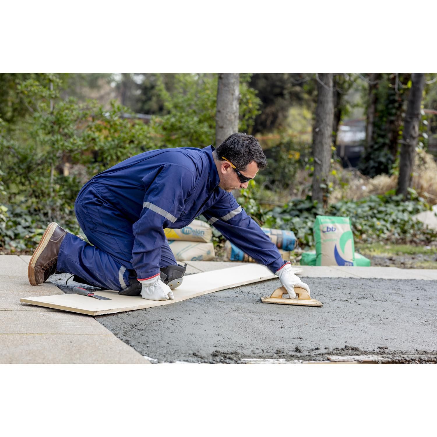 ALASKA - Overol PoliesteR con Cinta Azul