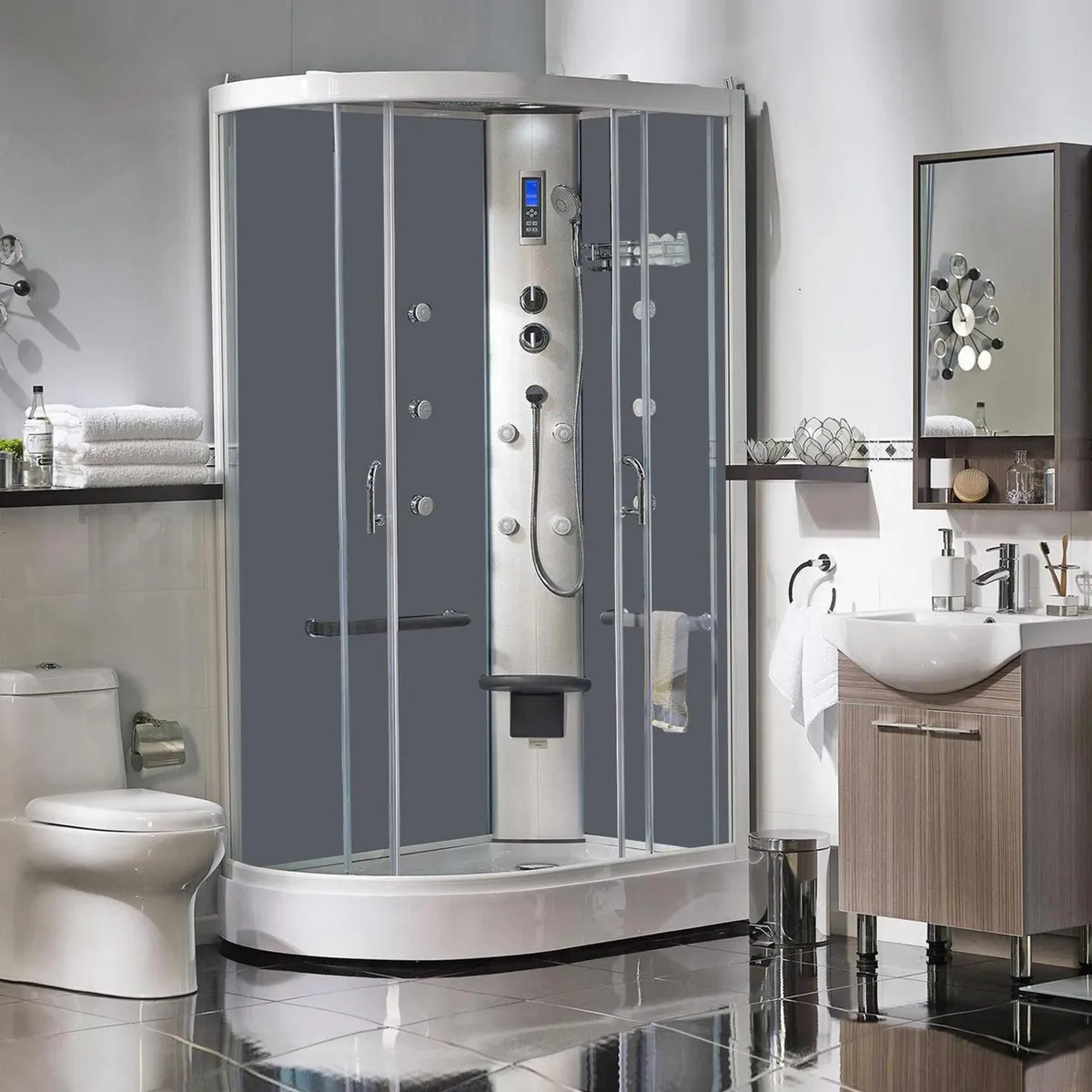 SENSI DACQUA - Cabina de ducha 80x120x218 cm