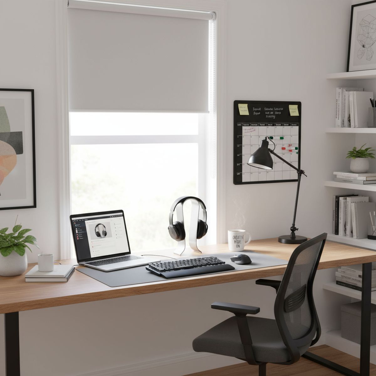 JUST HOME COLLECTION - Cortina Roller Black Out Café