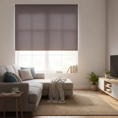 Imagen 2 del producto Cortina Roller Black Out Poliéster Café