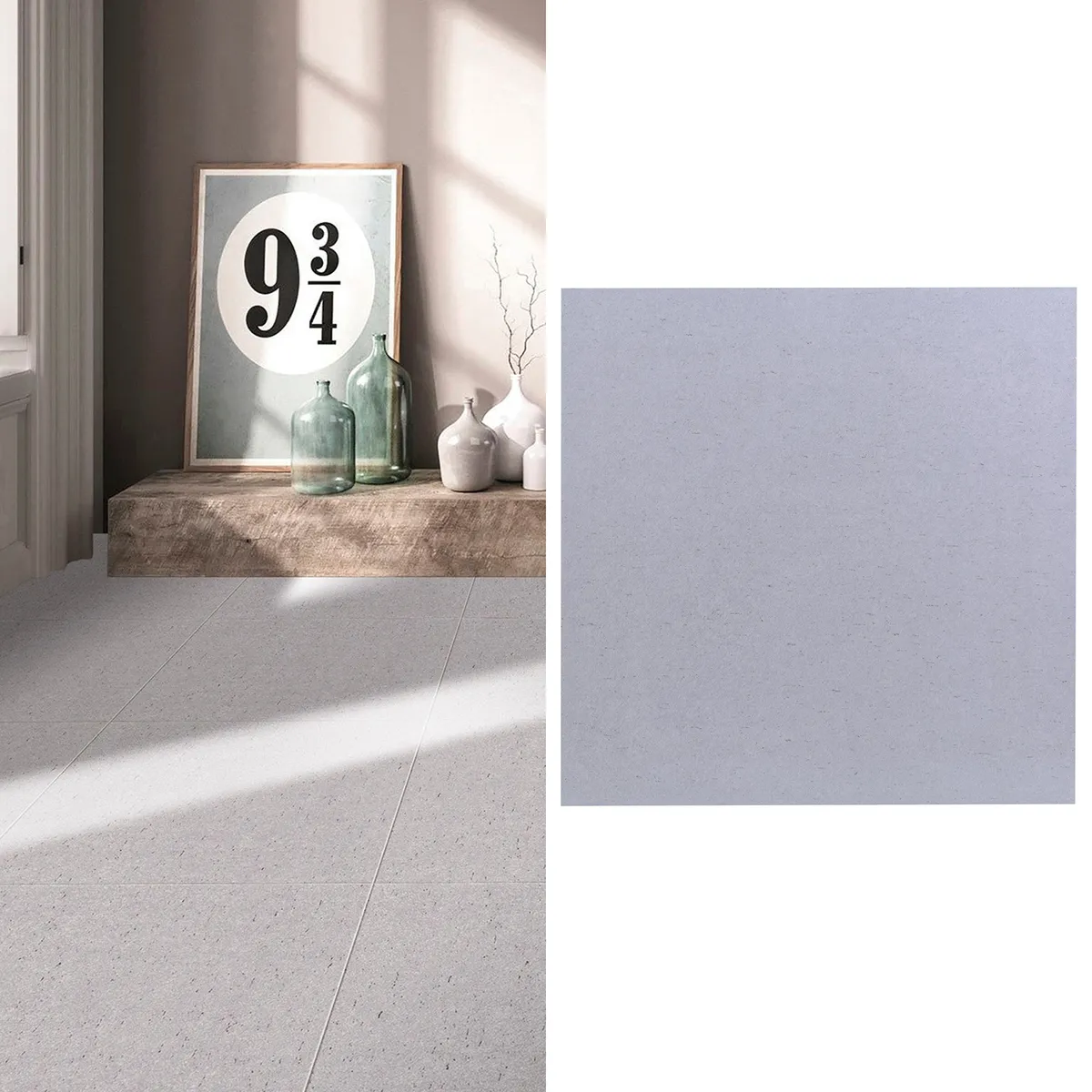 HOLZTEK - Gres Porcelánico 60x60 cm Rustico Gris 1.44 m2