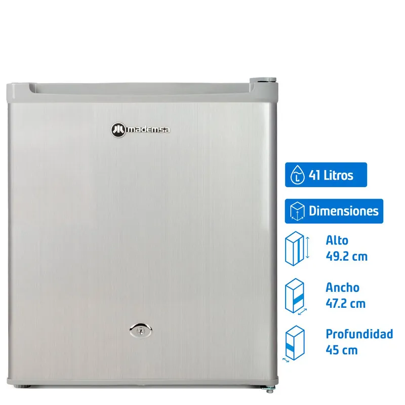 MADEMSA - Minibar 41 Litros Gris Celsius MR 50