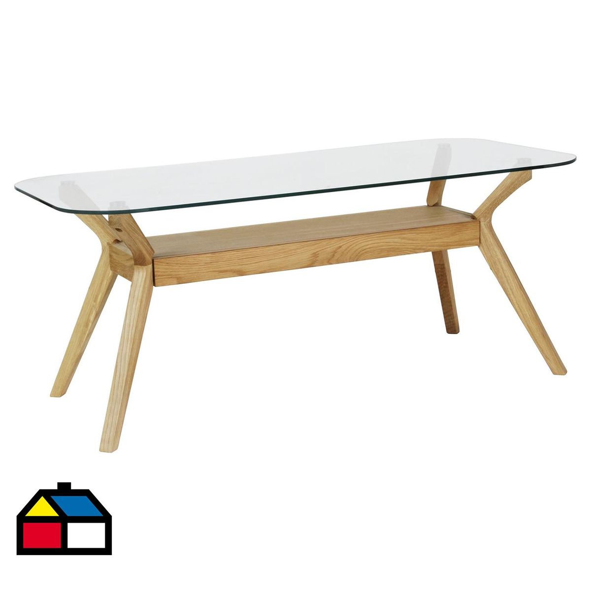 HOMY - Mesa de Centro Roble 120x60x50 cm