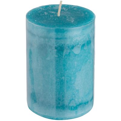 Imagen 2 del producto Vela decorativa 7x10 cm turquesa