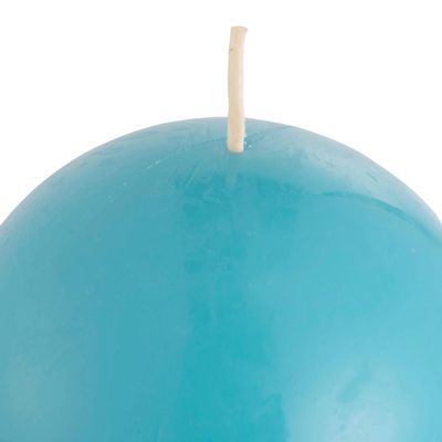 Imagen 2 del producto Vela decorativa 8 cm turquesa