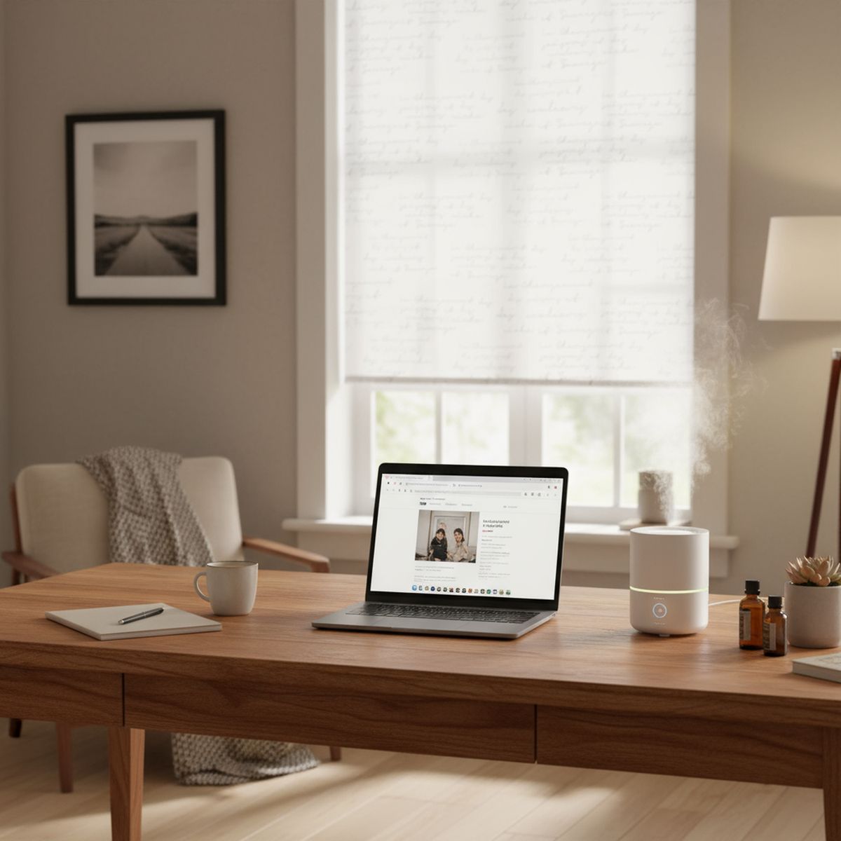 JUST HOME COLLECTION - Cortina Black-Out Letras Blanco