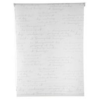 Cortina Roller Black Out Poliéster Blanco