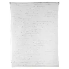 JUST HOME COLLECTION - Cortina Black-Out Letras Blanco