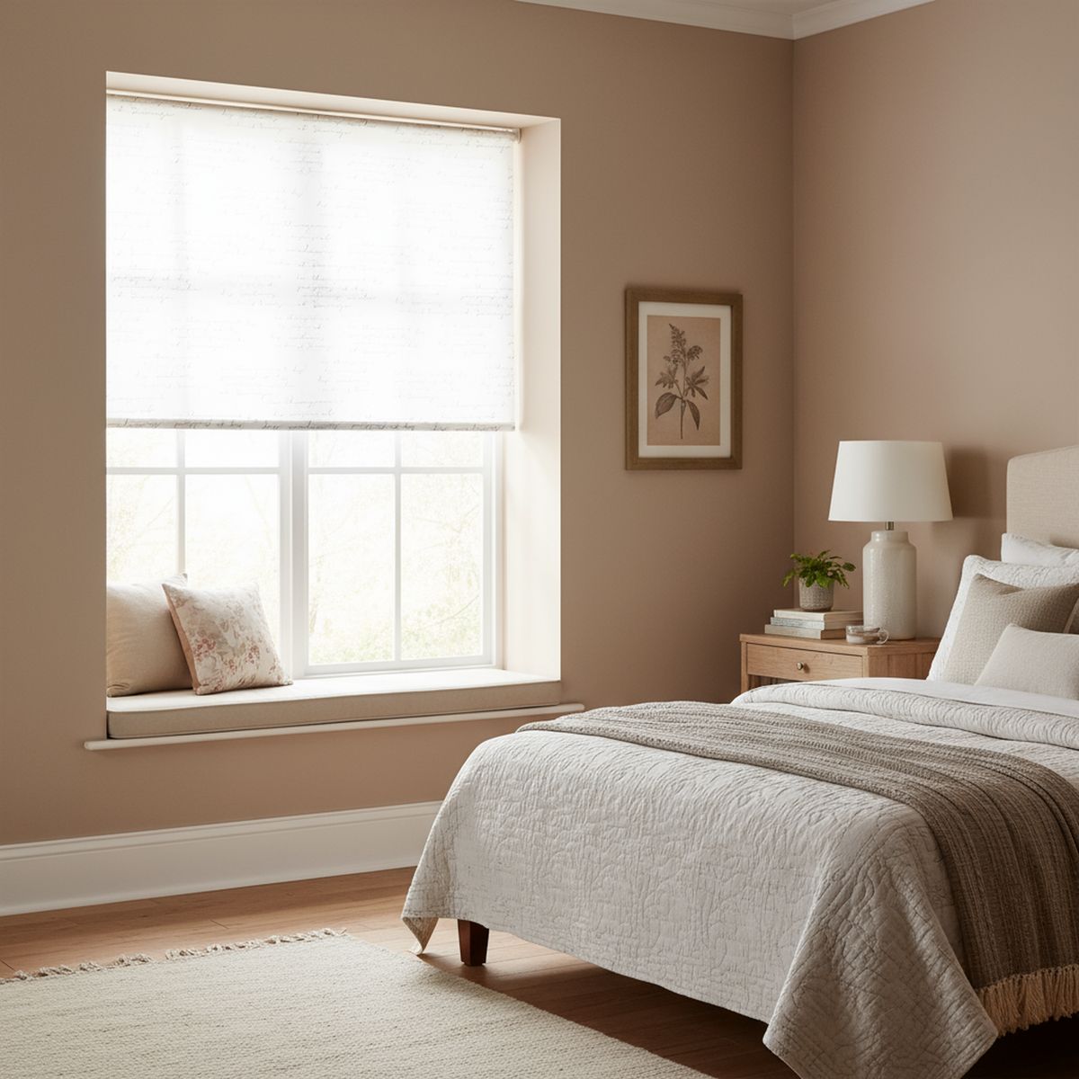 JUST HOME COLLECTION - Cortina Black-Out Letras Blanco