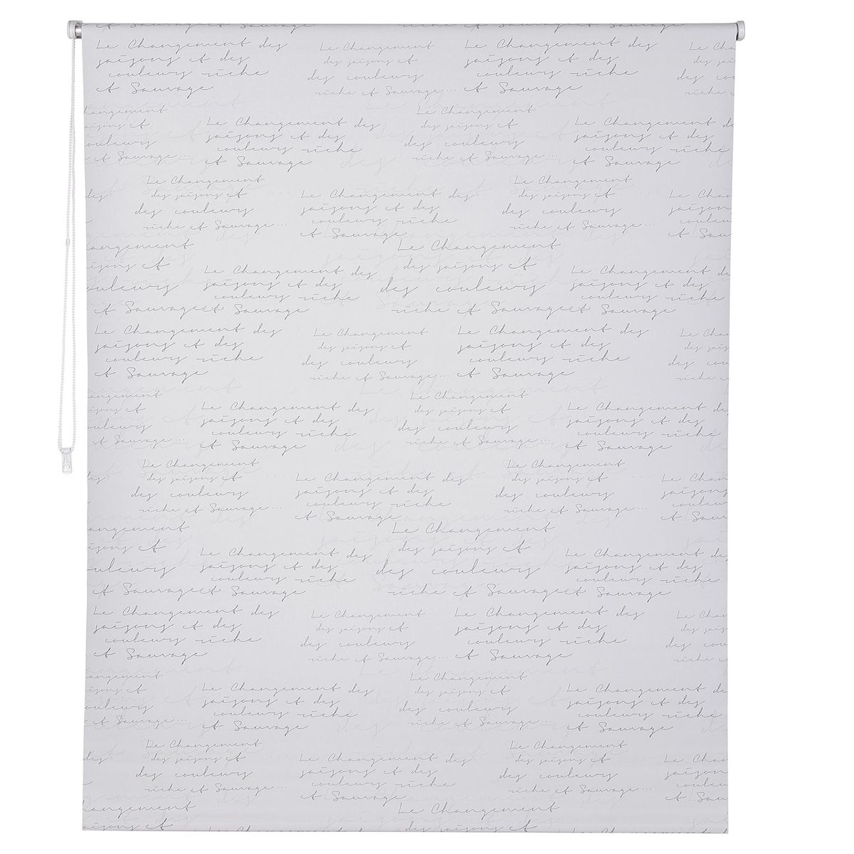 JUST HOME COLLECTION - Cortina Black-Out Letras Blanco