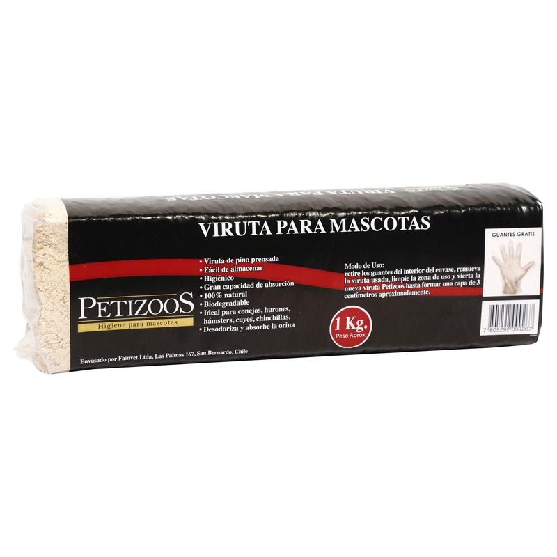 PETIZOOS - Viruta para mascota 1 kg