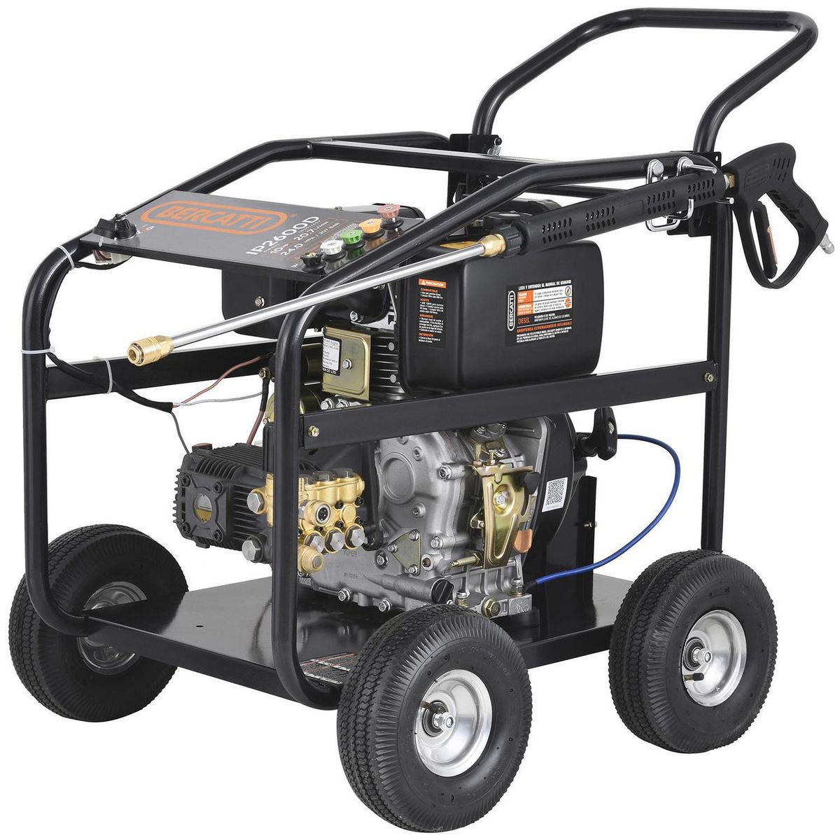 BERCATTI - Hidrolavadora Diesel 6300 W 240 Bar IP2600D