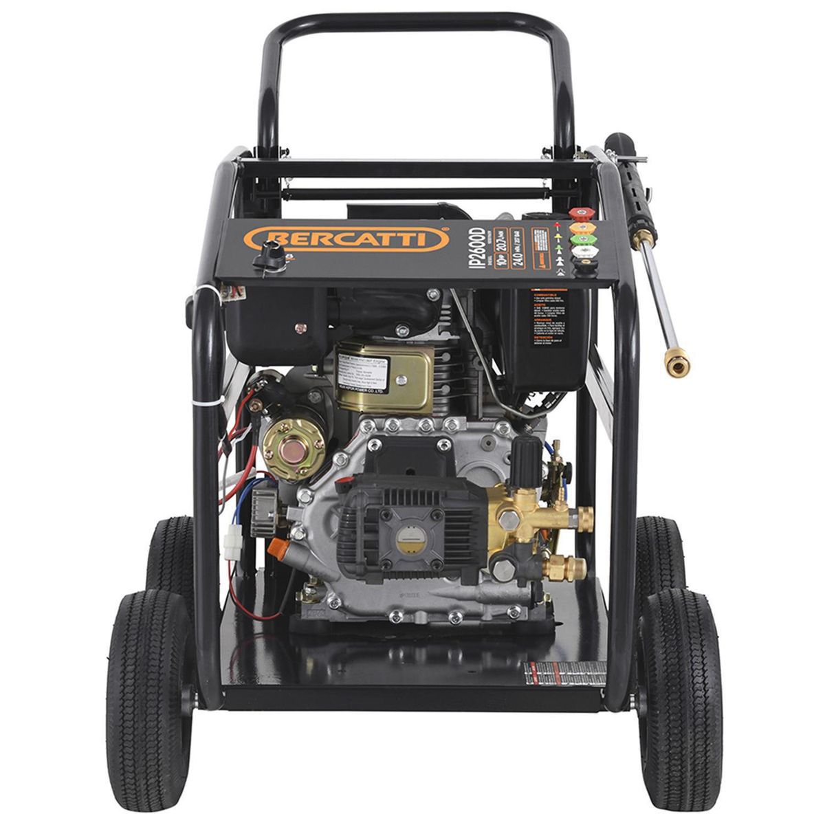 BERCATTI - Hidrolavadora Diesel 6300 W 240 Bar IP2600D