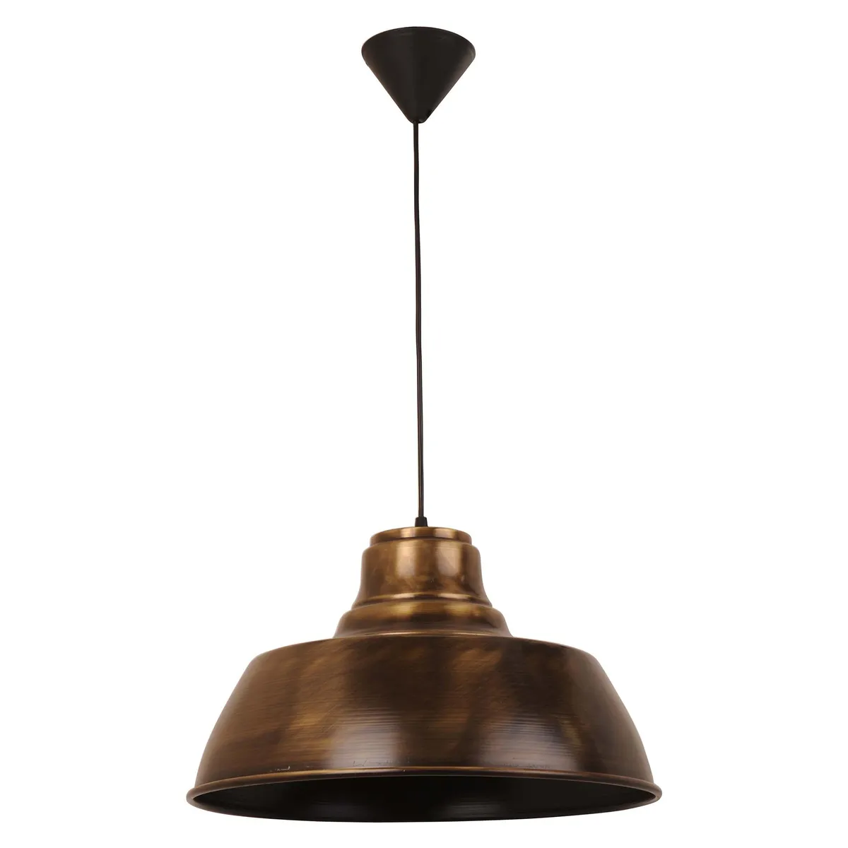 LAMPARAS MANQUEHUE - Lámpara Colgante 1 Luz Metal Café