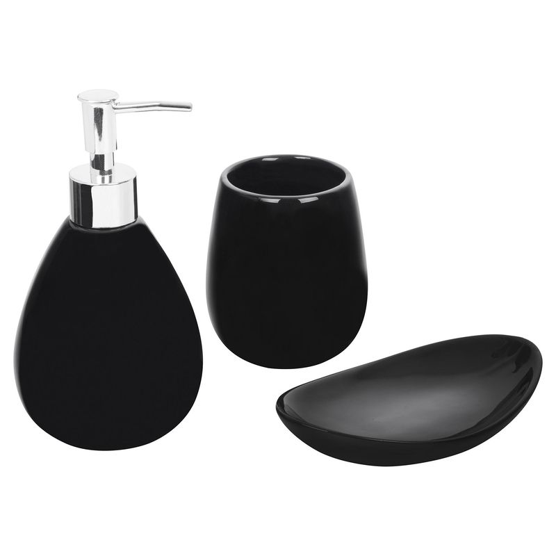 CASA BONITA - Kit de accesorios para baño 3 piezas