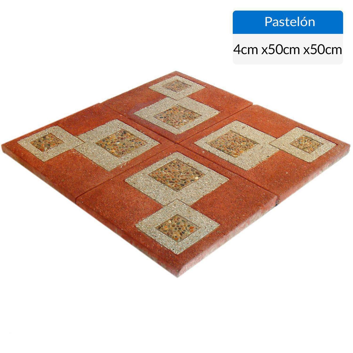 SAN CARLOS - Pallet 50 un Pastelón Picasso 50x50 cm