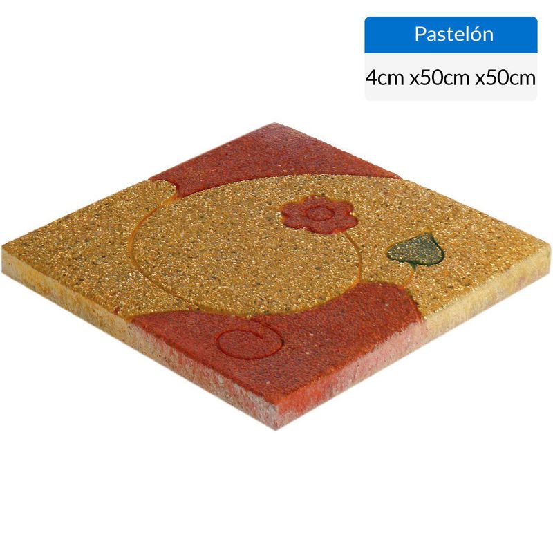 SAN CARLOS - Pallet 50 un Pastelón Naturaleza 50x50 cm