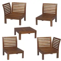 undefined - Combo Juego Seccional Acacia 5 piezas