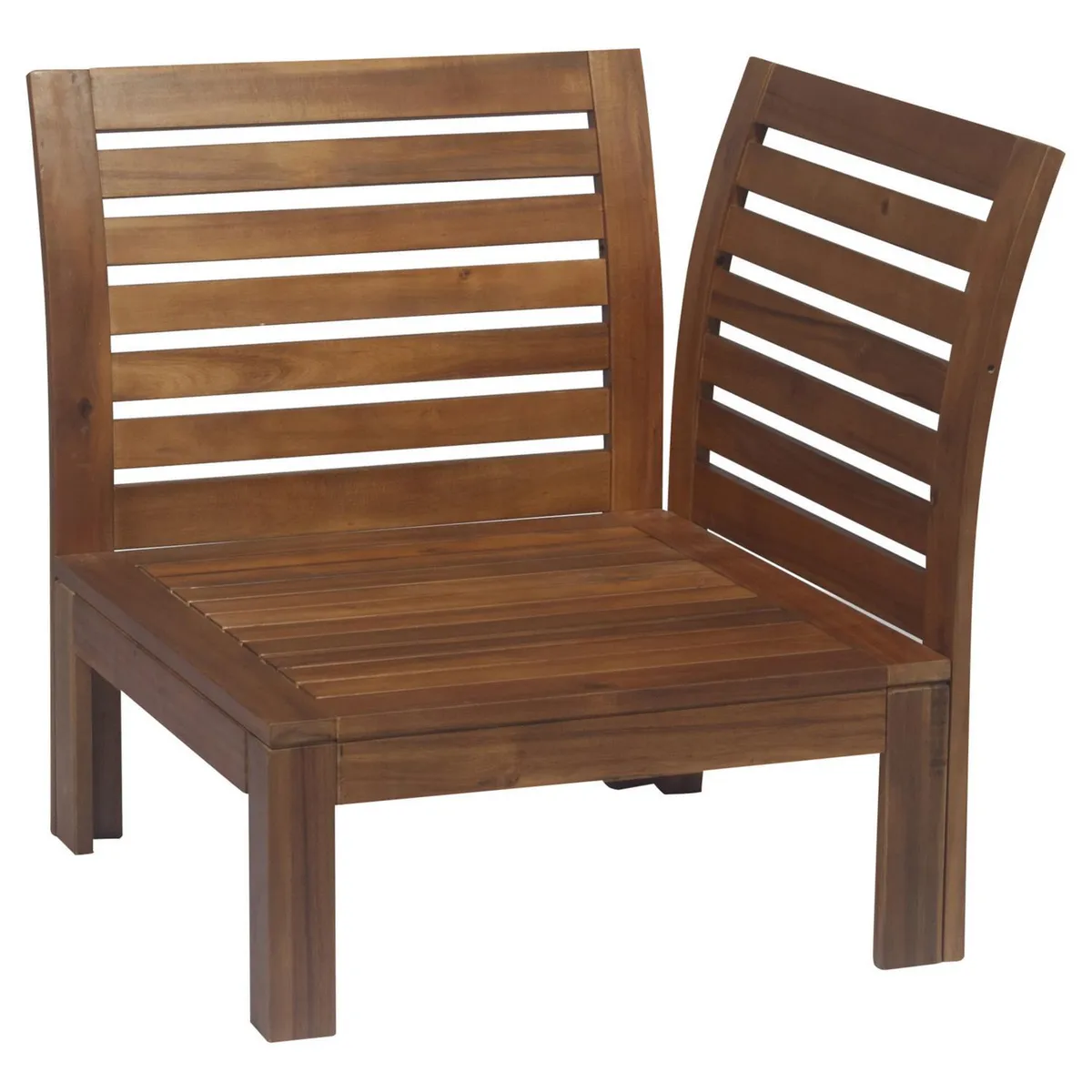 JUST HOME COLLECTION - Sillón esquinero terraza Acacia café