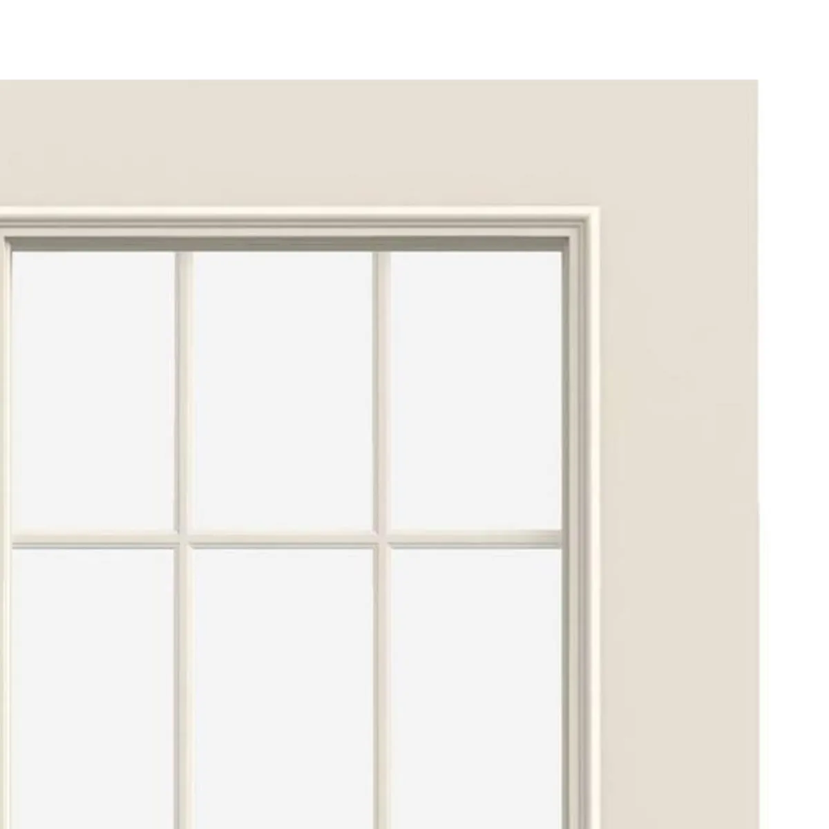 Puerta Medio Cuerpo Acero Vidrio Termopanel Blanco, marca HOLZTEK - Foto 2